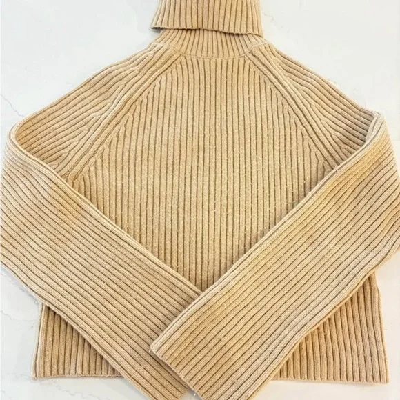 H&M Ribbed Knit Sweater - Beige - Picture 1 of 2